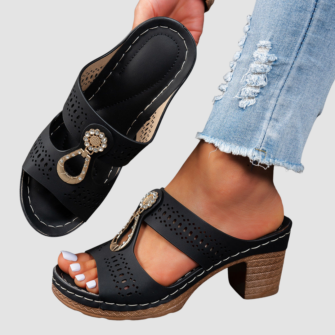 Linda | High Heel Orthopaedic Comfort Sandals