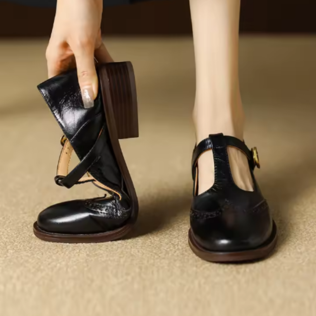 YSOLENNE | ELEGANT T-BAR MARY JANES