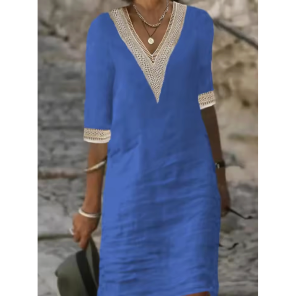Evelyn – Breathable Embroidered Dress
