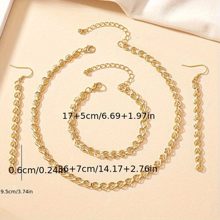 ELEGANT 3-PIECE JEWELLERY SET