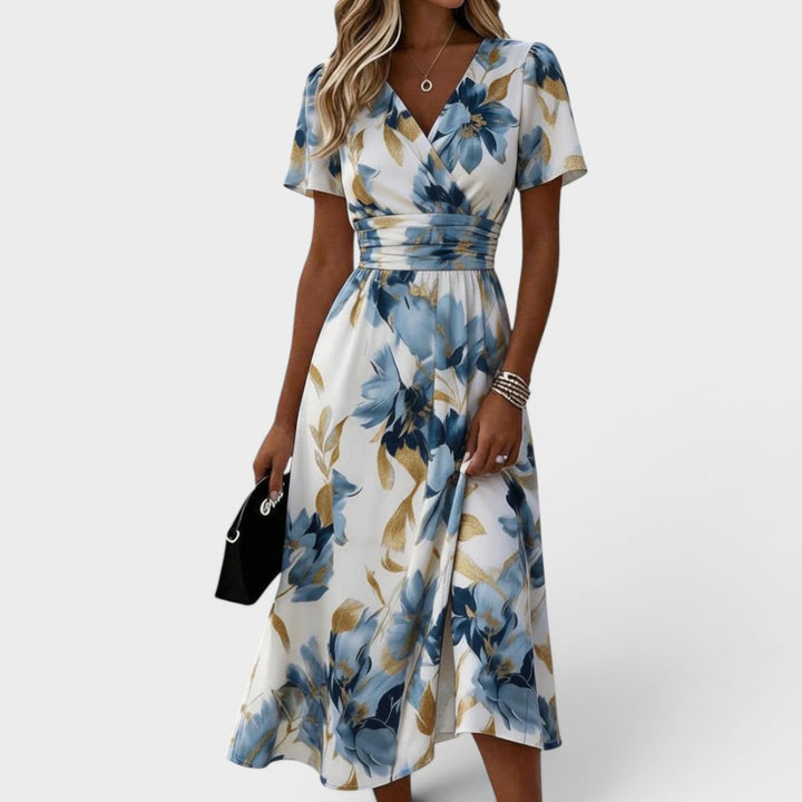 Lucie | FLORAL WRAP DRESS FOR WOMEN