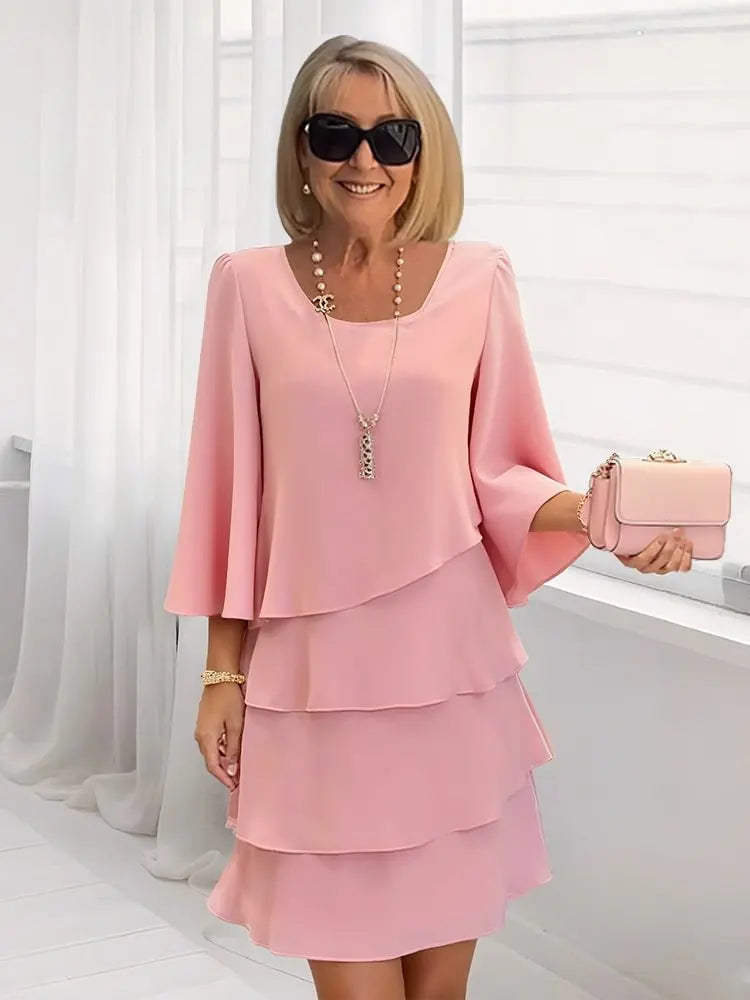 Élise | Fluid Dress with Ruffles