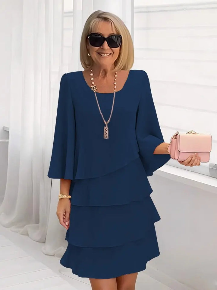 Élise | Fluid Dress with Ruffles