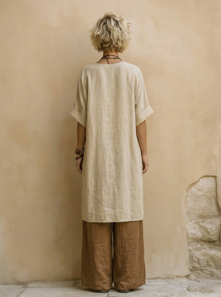 Valentina | Embroidered Long Bohemian Set