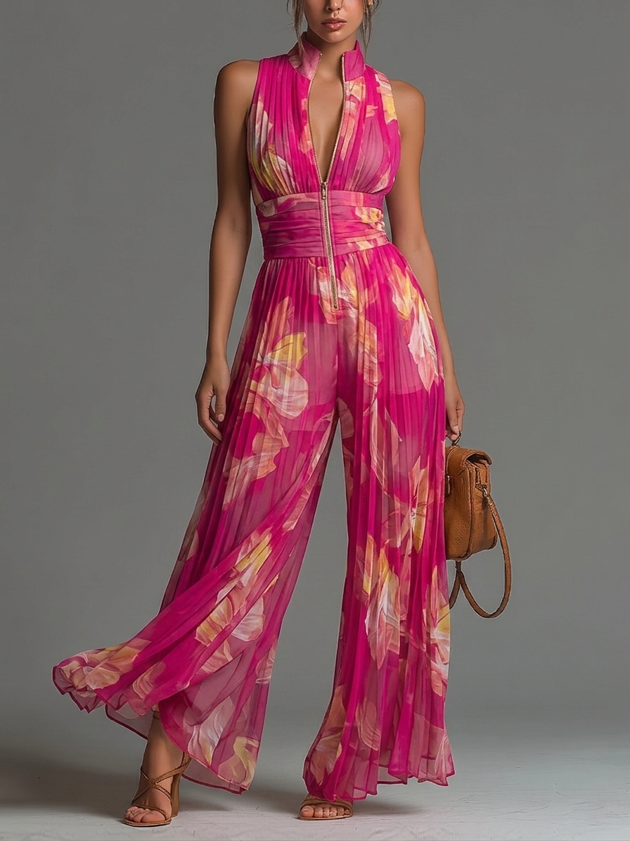 CLAIRE | FLORAL JUMPSUIT FOR WOMEN