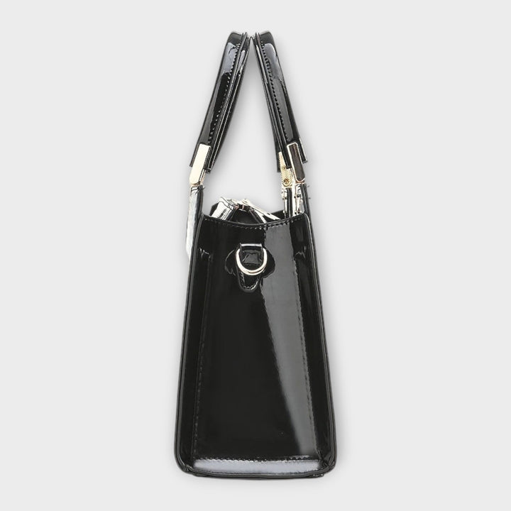 Maison Verdelle - Shiny Crocodile Skin Pattern Handbag