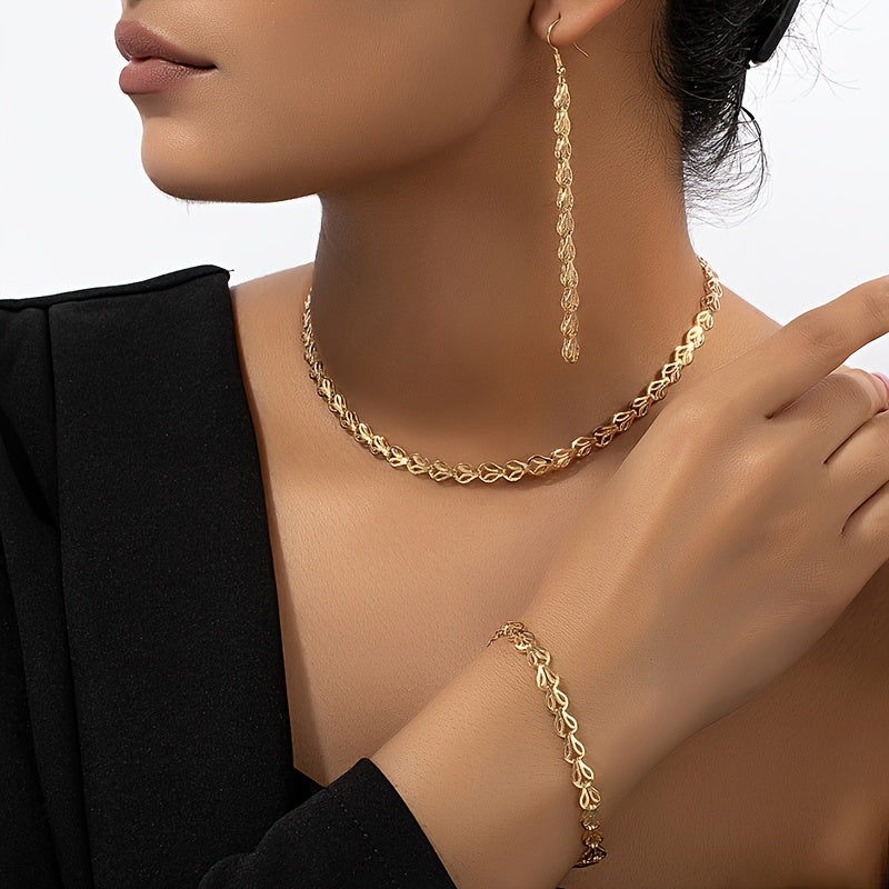 ELEGANT 3-PIECE JEWELLERY SET