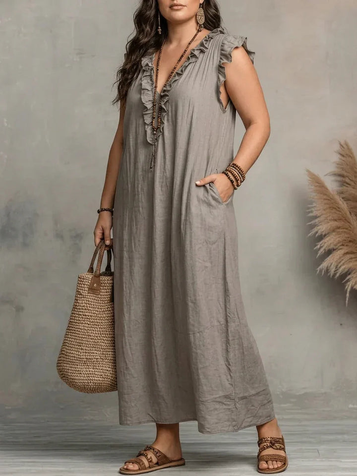 Sienna | Bohemian Maxi Dress with Ruffles