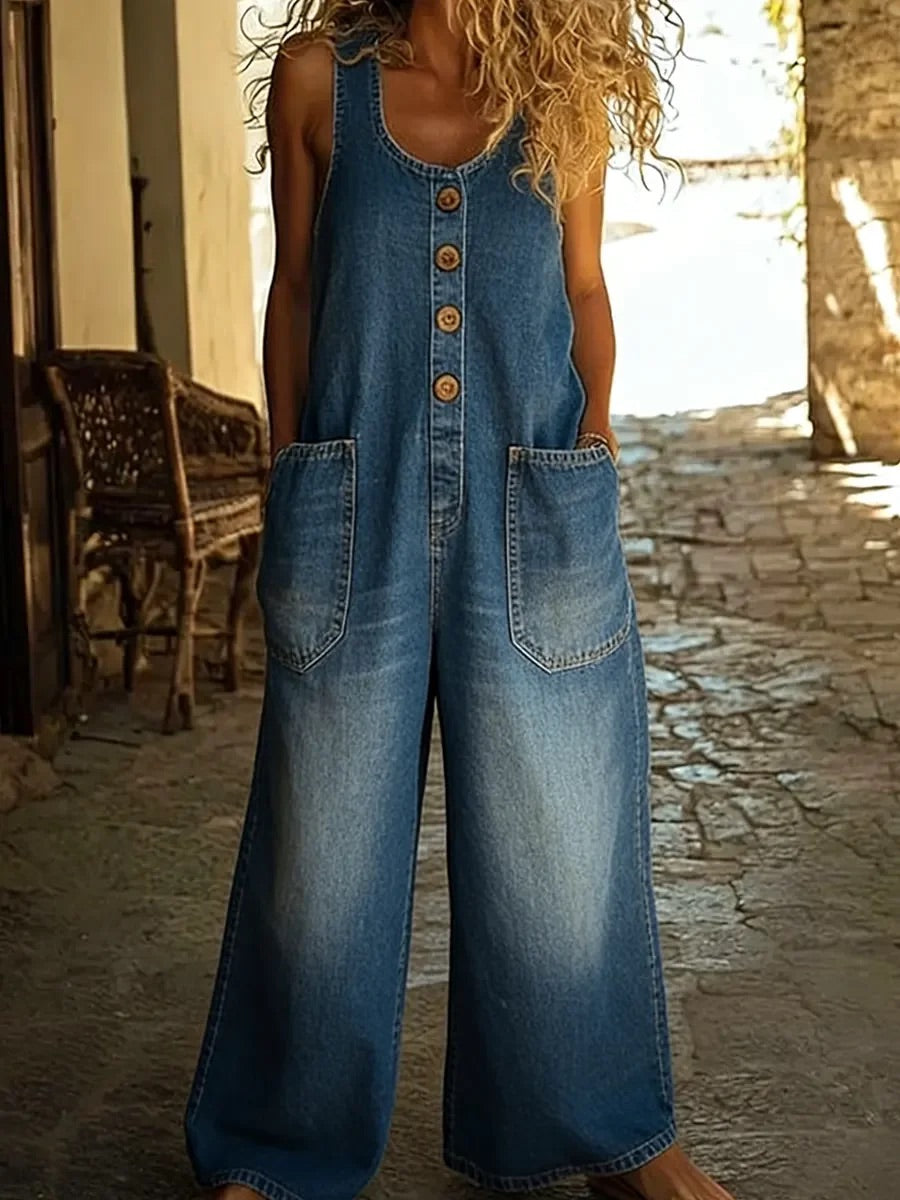 Lora™ | Vintage-Style Dungarees