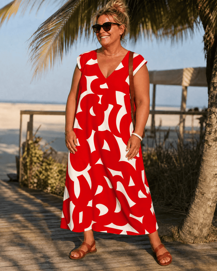 Anna | Fluid Midi Dress