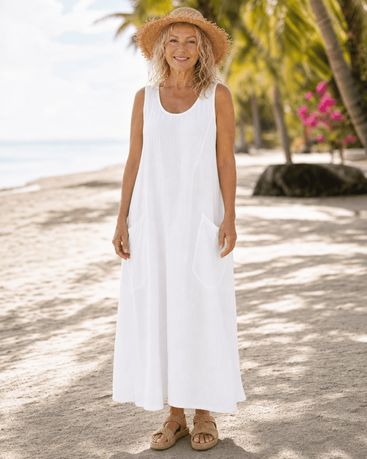 Charlotte | Sleeveless Midi Dress